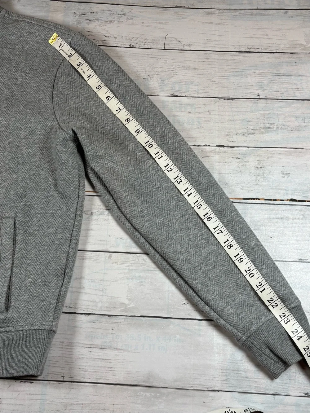 Express Bomber Sweatshirt Jacket Men’s S Gray Textured Knit Varsity Quiet Luxury